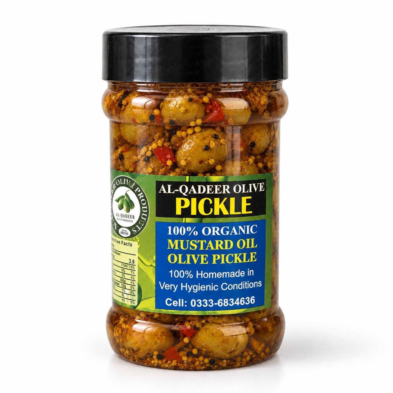 Olive Pickle in Mustard Oil, 350 g · Jar