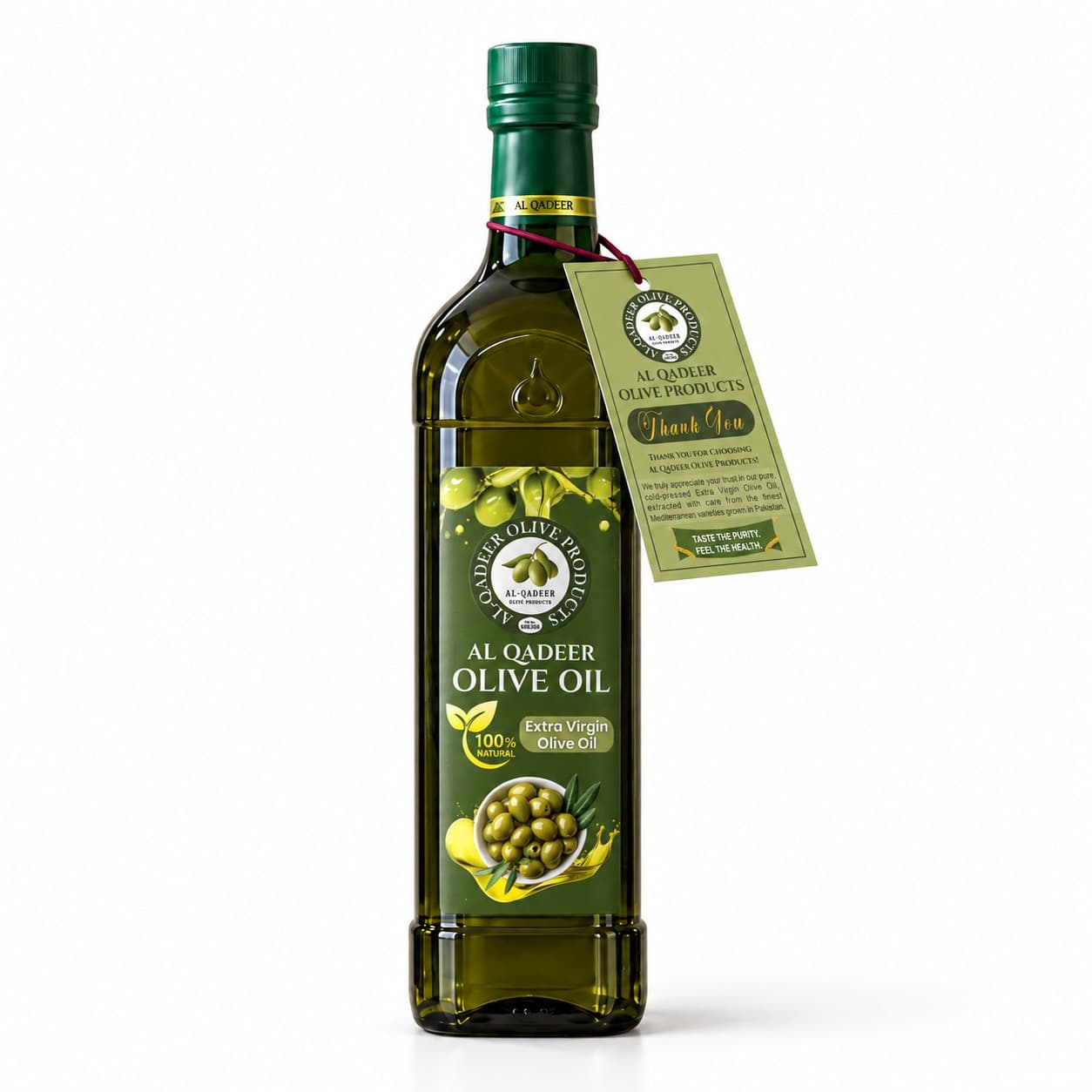 Premium Extra Virgin Olive Oil, 500 ml · Glass