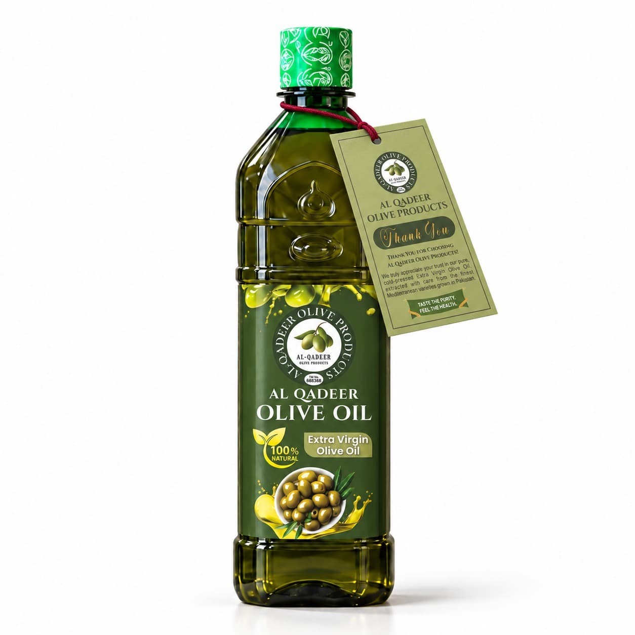 Premium Extra Virgin Olive Oil, 500 ml · PET