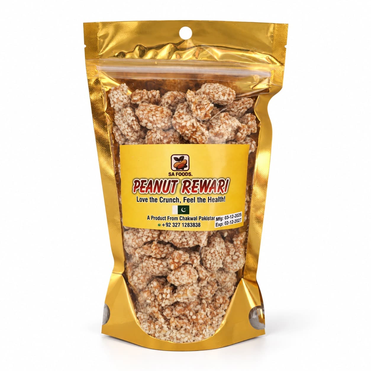 Peanut Rewari, 250 g · Pouch